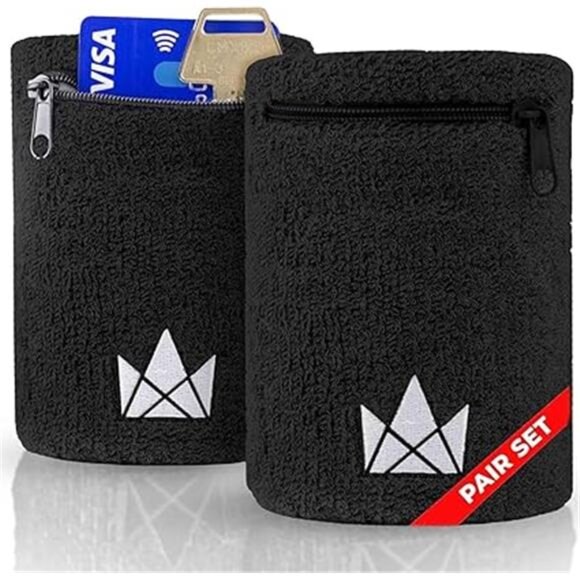 The Friendly Swede Wrist Wallets for Men & Women — Wristband Pocket with Zipper - Picture 7 of 7
